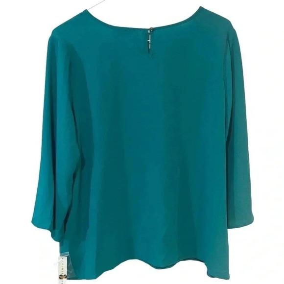 Counterparts size XL turquoise green pullover blouse NWT - Picture 11 of 12